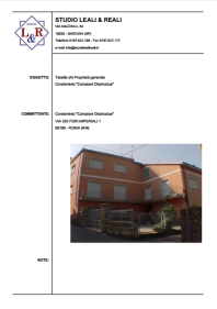 Stampa tabella dei millesimi di proprietà generale